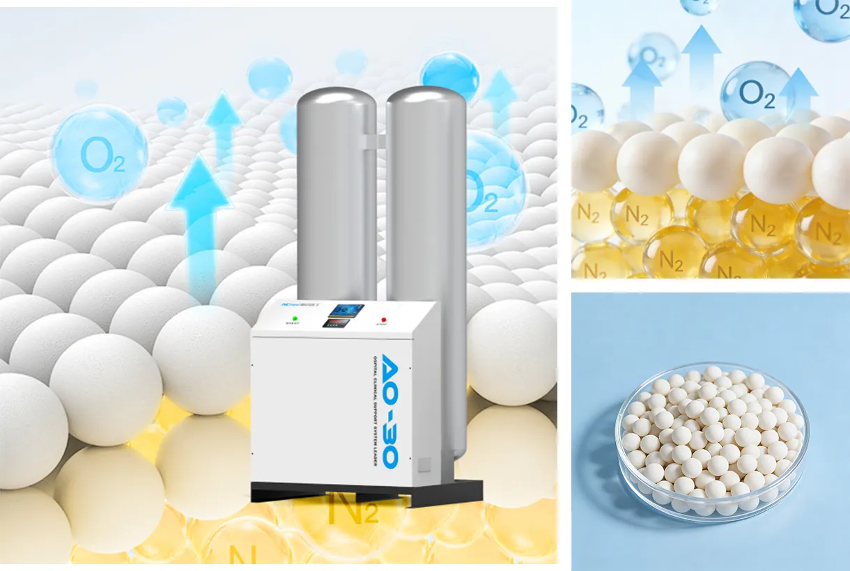 АО-30 [30 м³ч] Крупногабаритный медицинский кислородный генератор с молекулярным ситом (11)