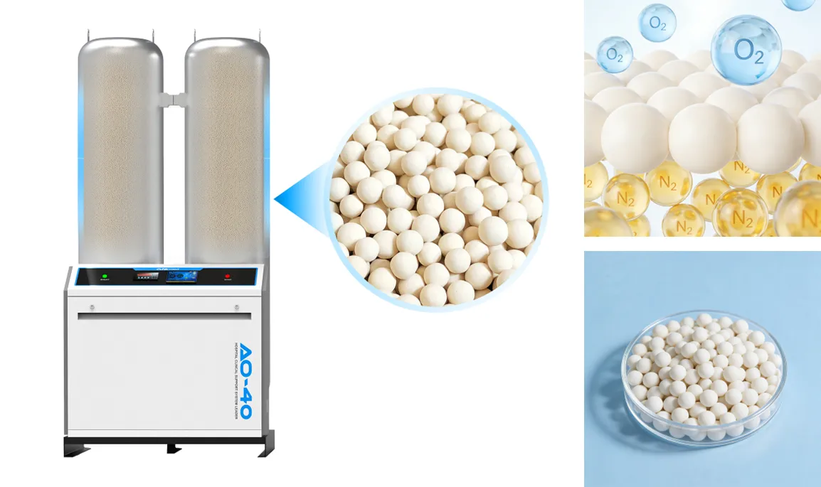 АО-40 [40 м³ч] Крупногабаритный медицинский кислородный генератор с молекулярным ситом (8)