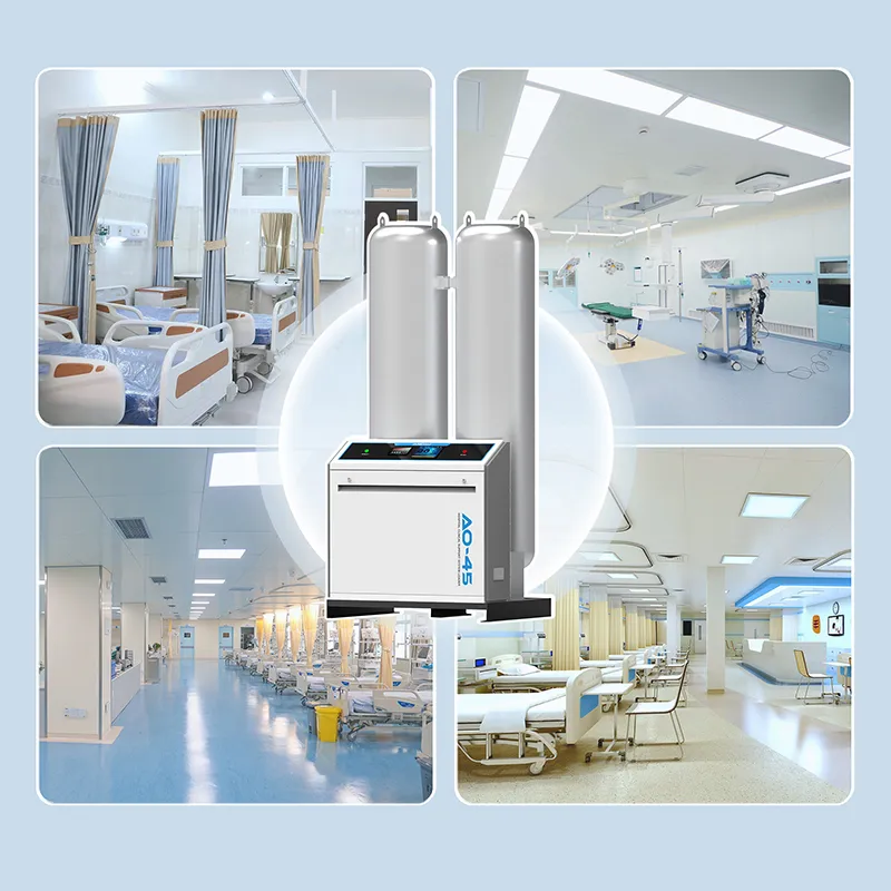 АО-45 [45 м³ч] Крупногабаритный медицинский кислородный генератор с молекулярным ситом (7)