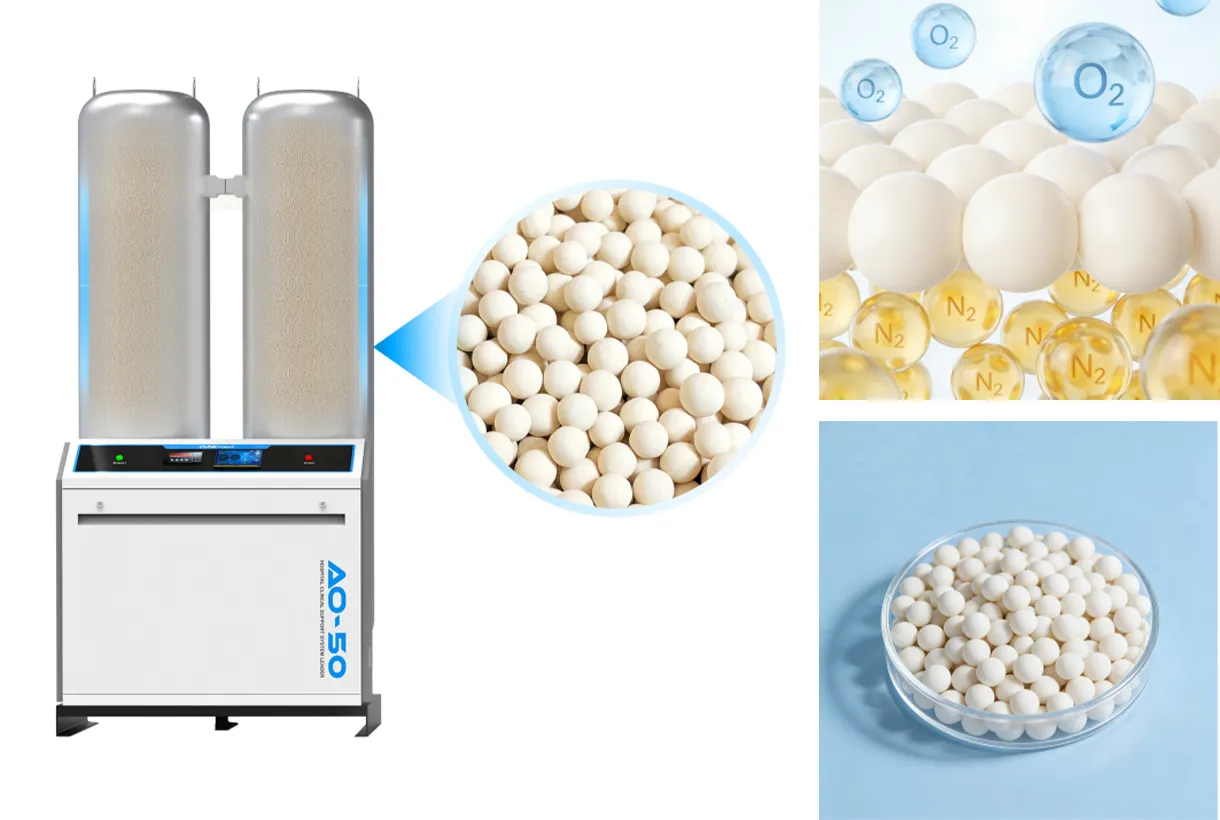 АО-50 [50 м³ч] Крупногабаритный медицинский кислородный генератор с молекулярным ситом (8)